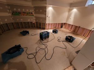 basement water damage.